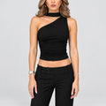 Muse Asymmetrical Crop Top